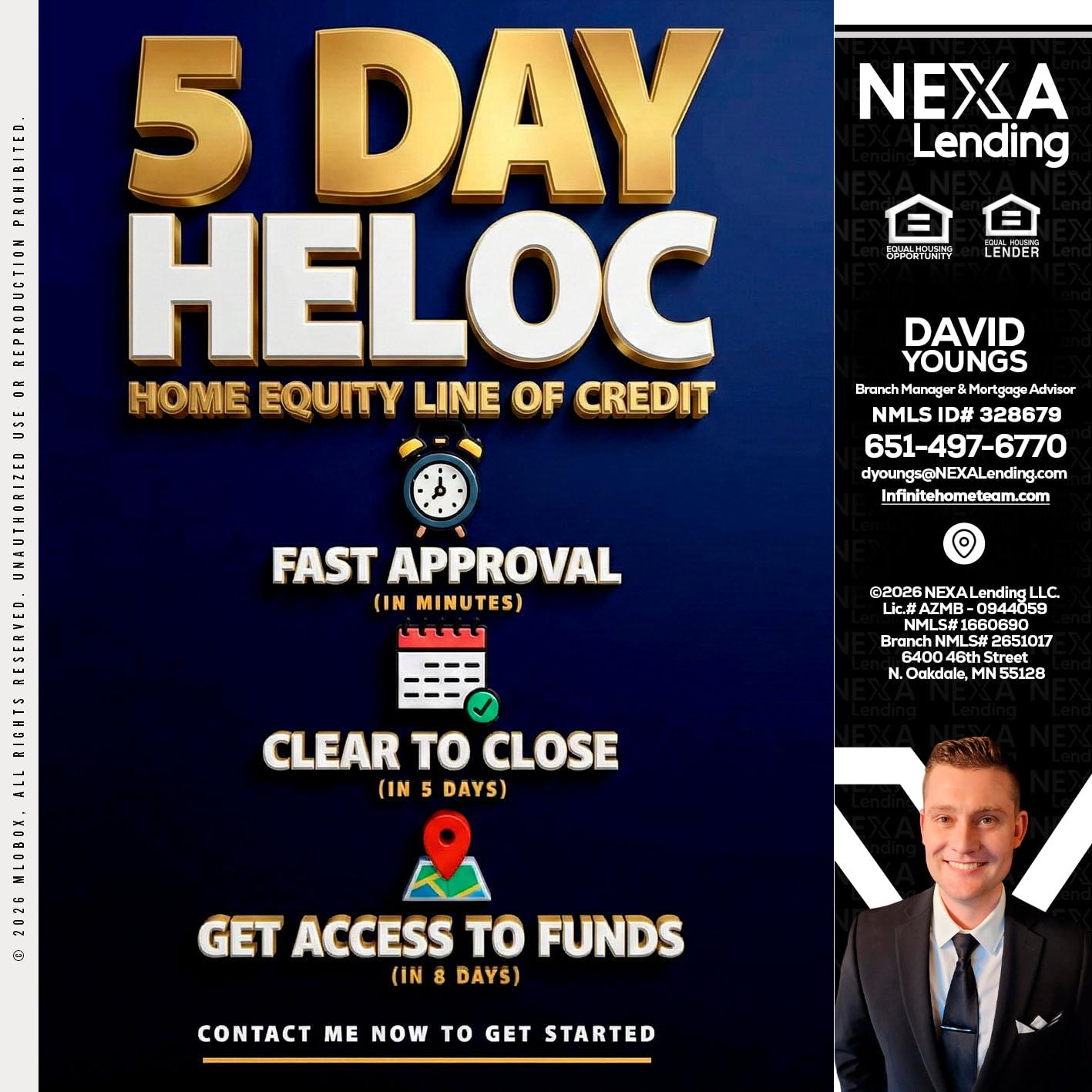 5 day hello - David Youngs -Branch Manager & Mortgage Advisor