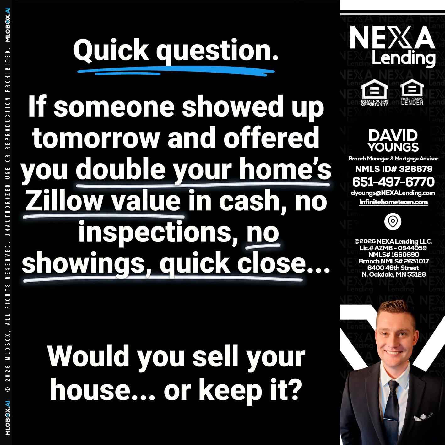 QUICK QUESTION - David Youngs -Branch Manager & Mortgage Advisor