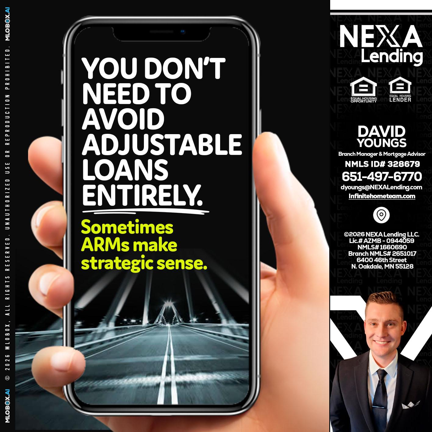 YOU DONT NEED - David Youngs -Branch Manager & Mortgage Advisor