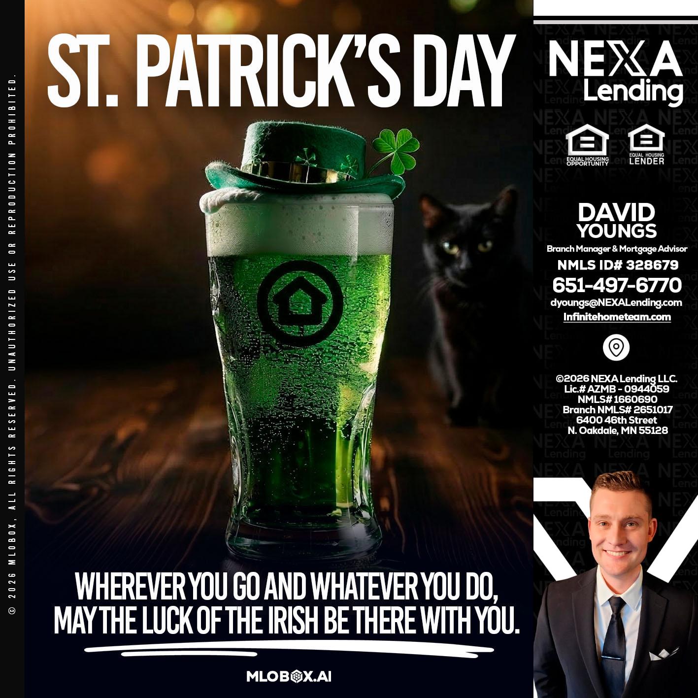 st. Patricks day - David Youngs -Branch Manager & Mortgage Advisor