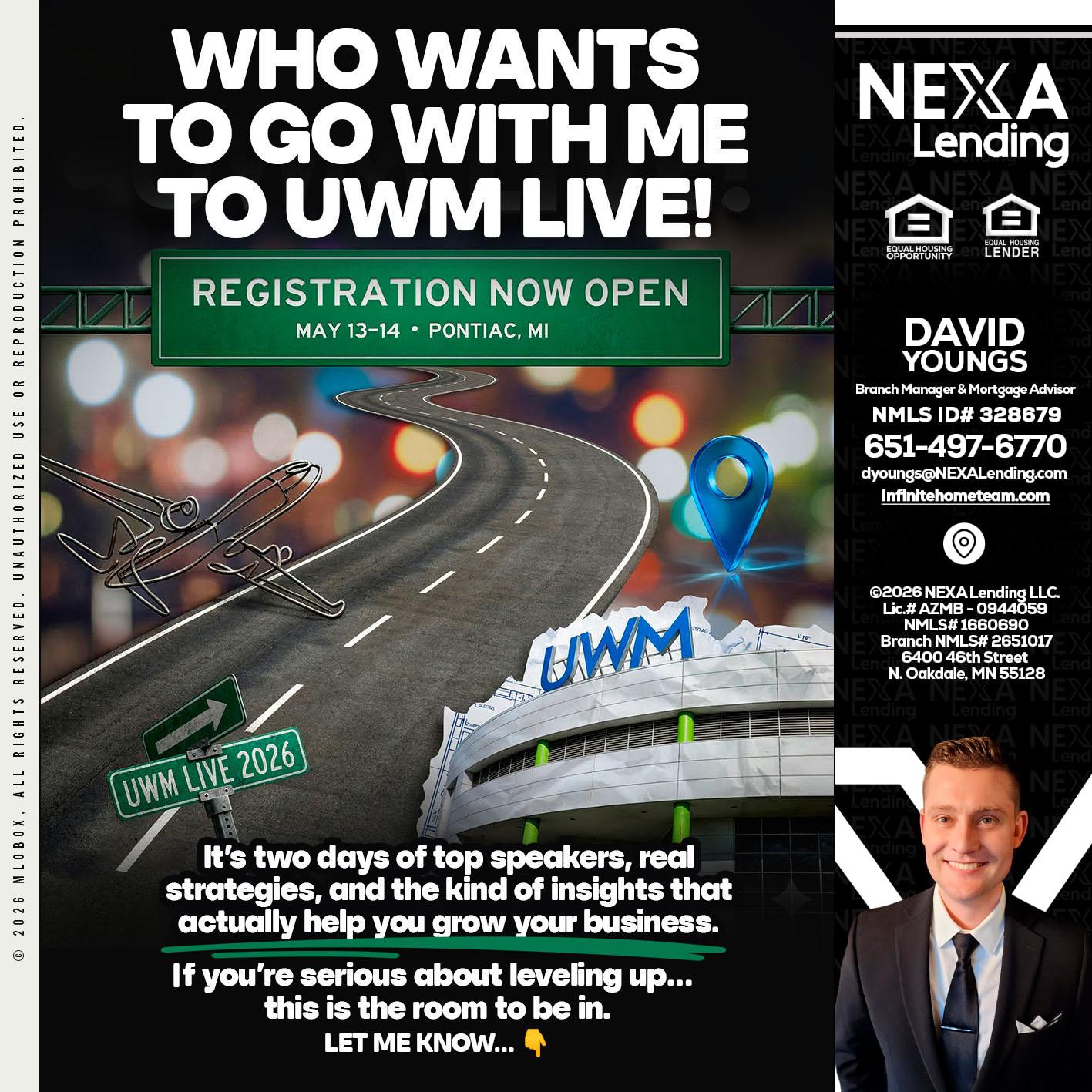 WHO WANTS - David Youngs -Branch Manager & Mortgage Advisor