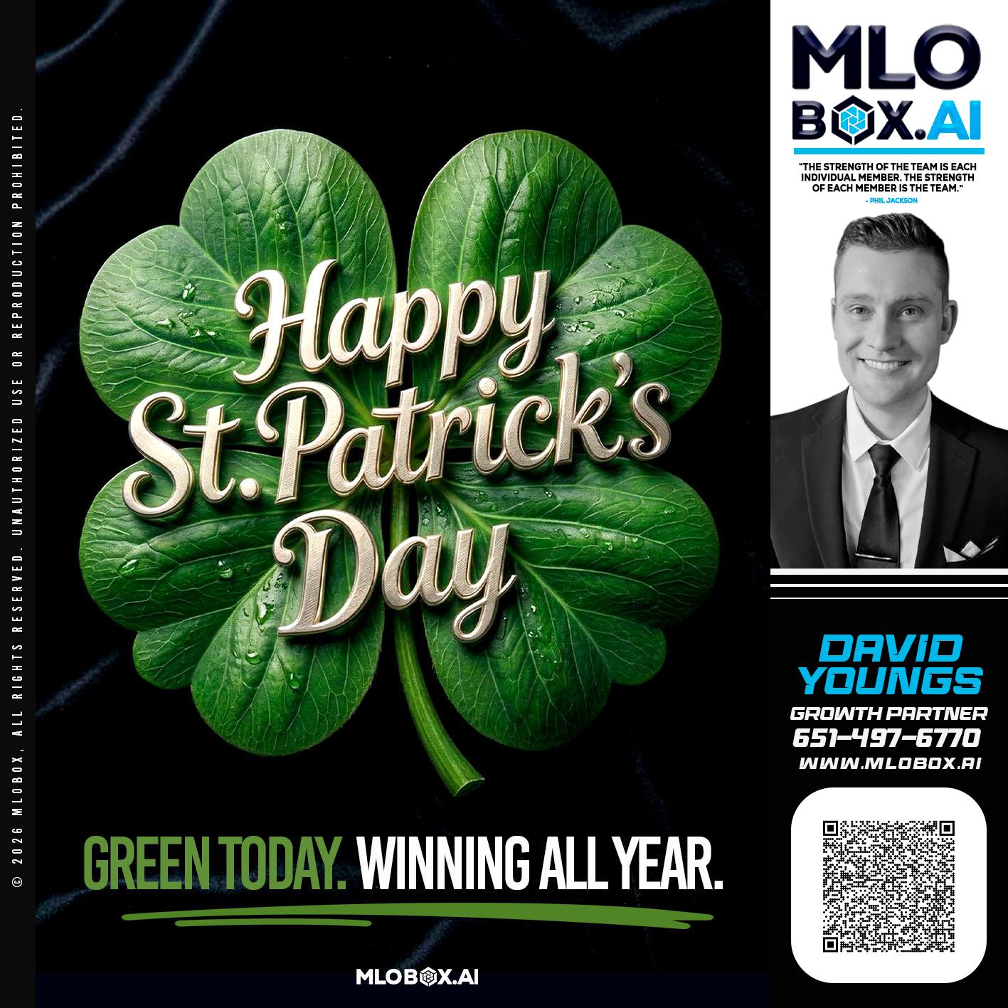 happy st Patricks day - David Youngs -Branch Manager & Mortgage Advisor