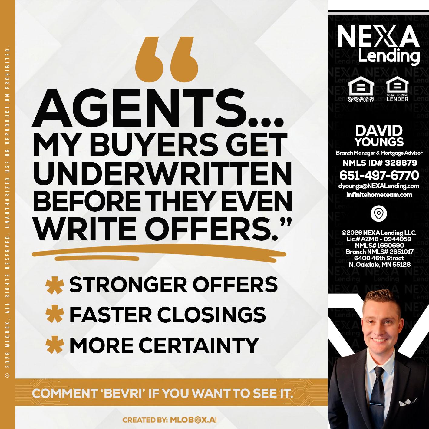 agents - David Youngs -Branch Manager & Mortgage Advisor