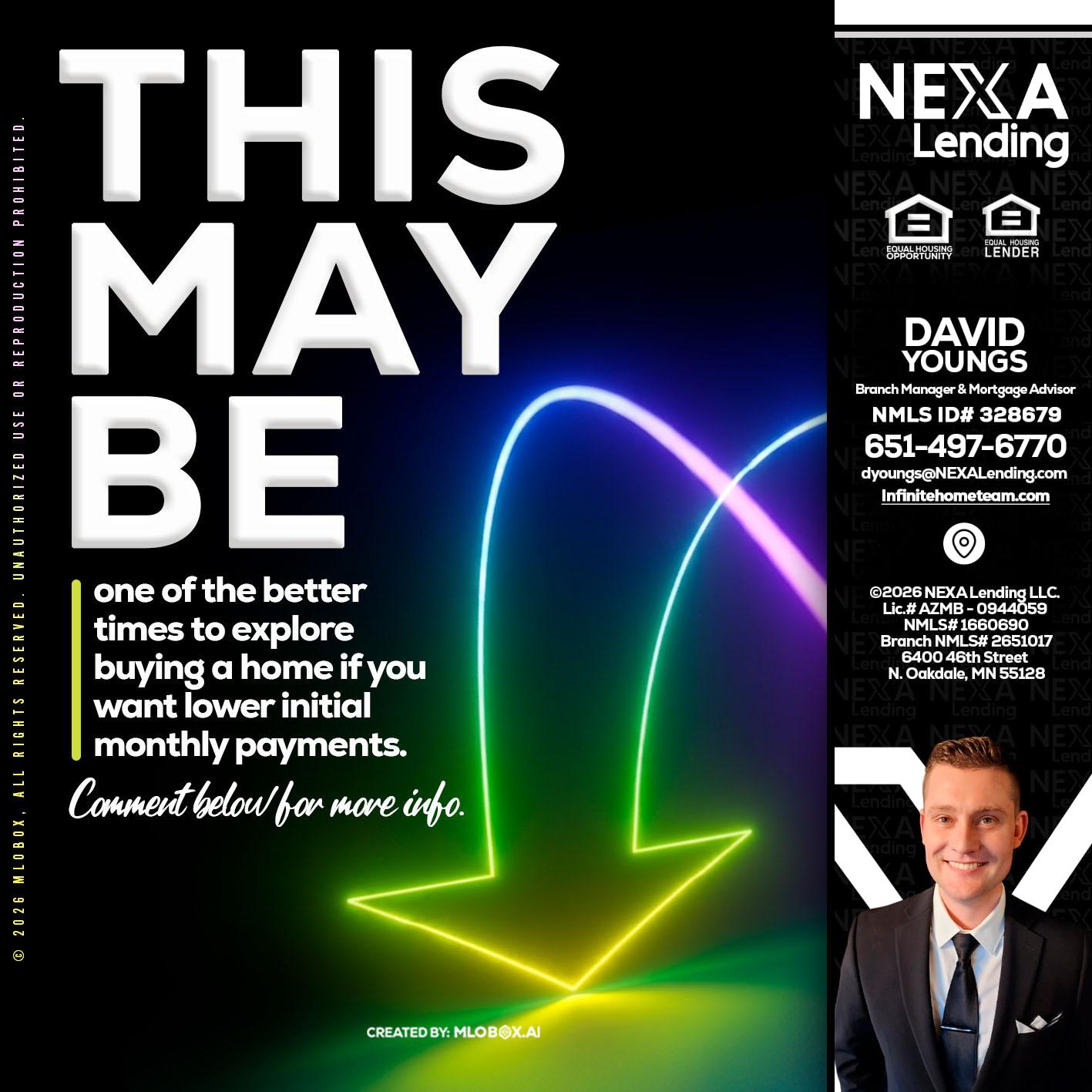 THIS MAY BE - David Youngs -Branch Manager & Mortgage Advisor