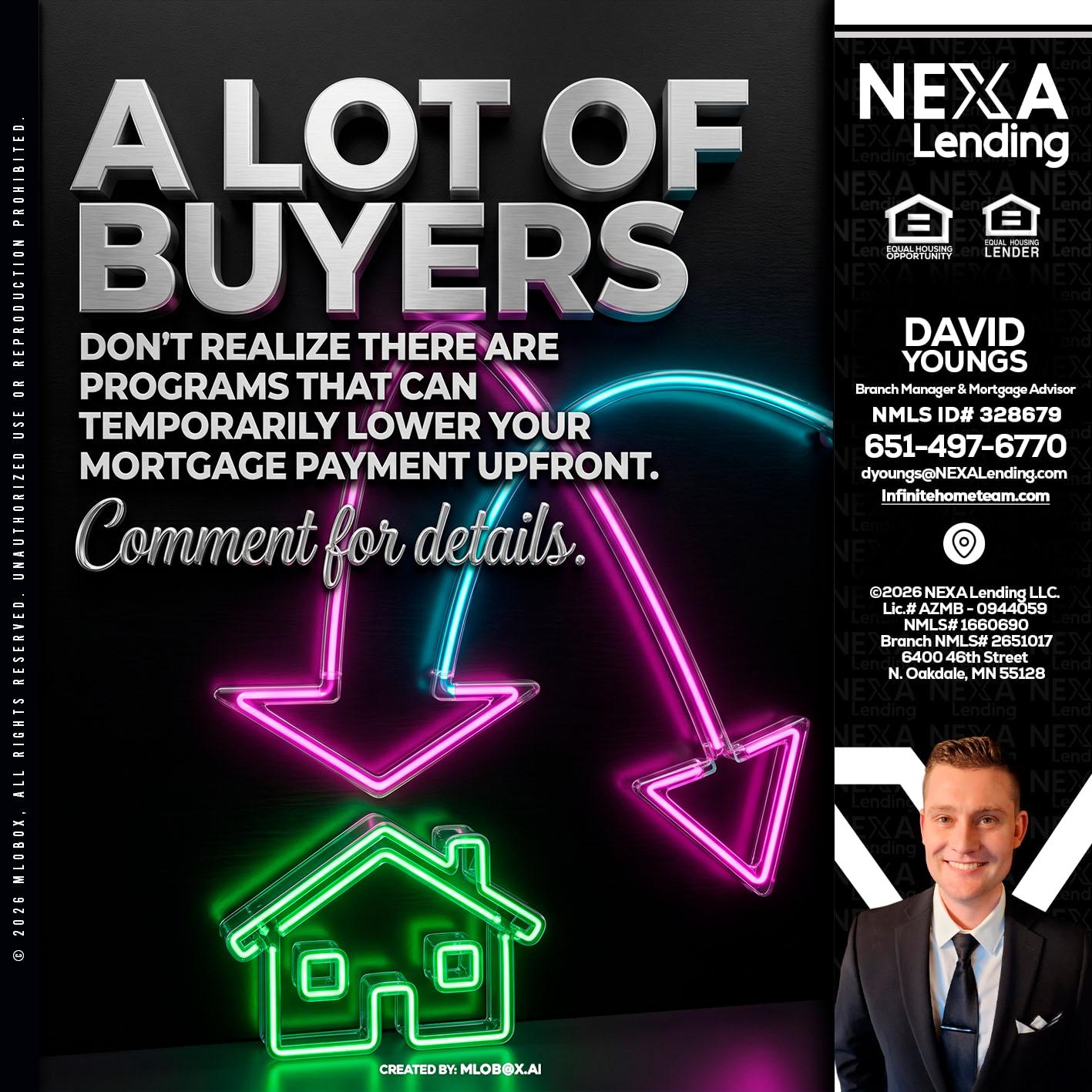 A LOT OF BUYERS - David Youngs -Branch Manager & Mortgage Advisor
