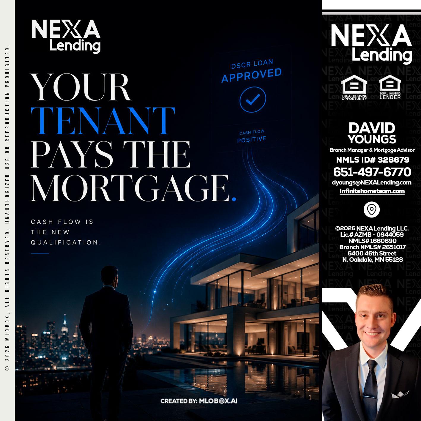 DSCR LOANS - David Youngs -Branch Manager & Mortgage Advisor