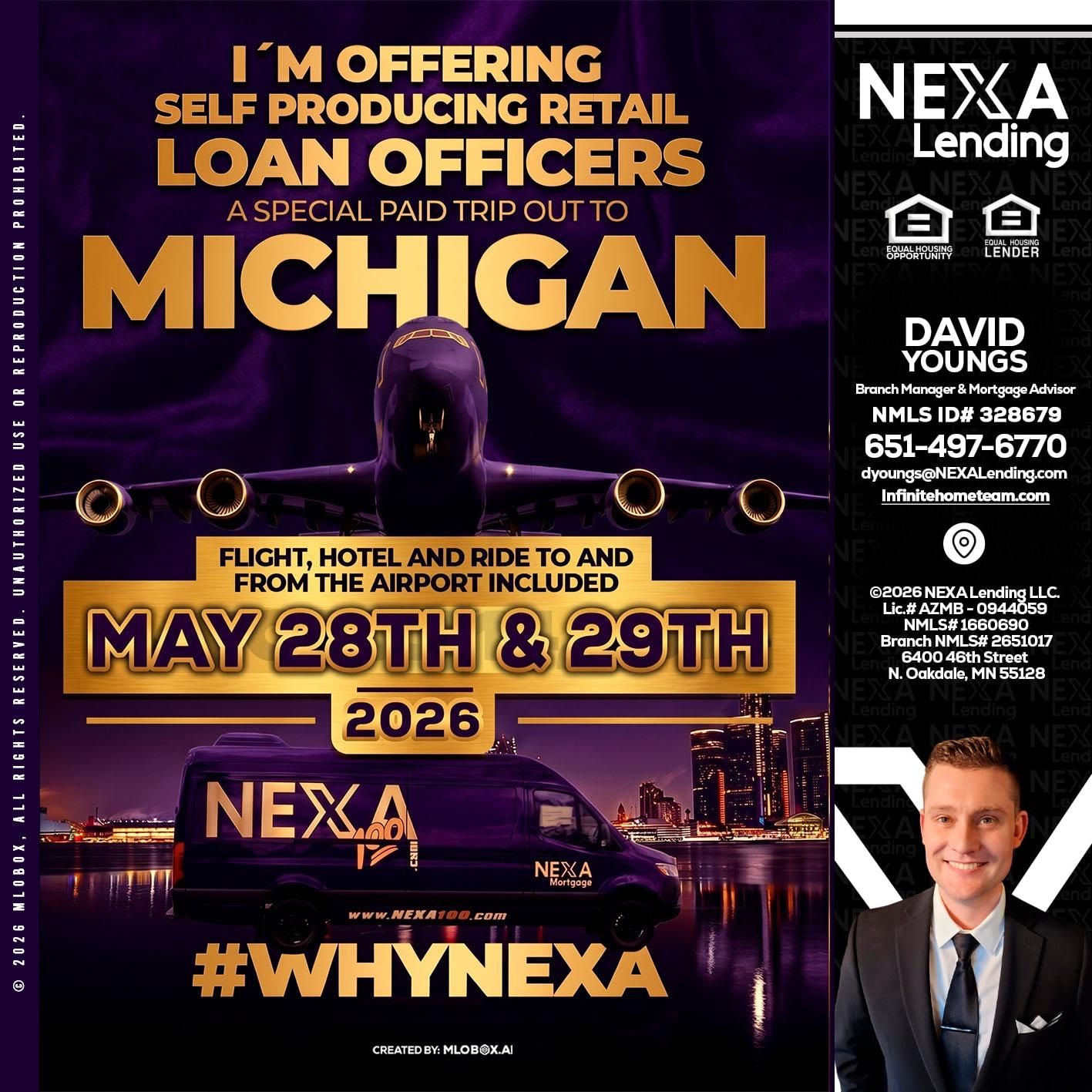 MICHIGAN - David Youngs -Branch Manager & Mortgage Advisor