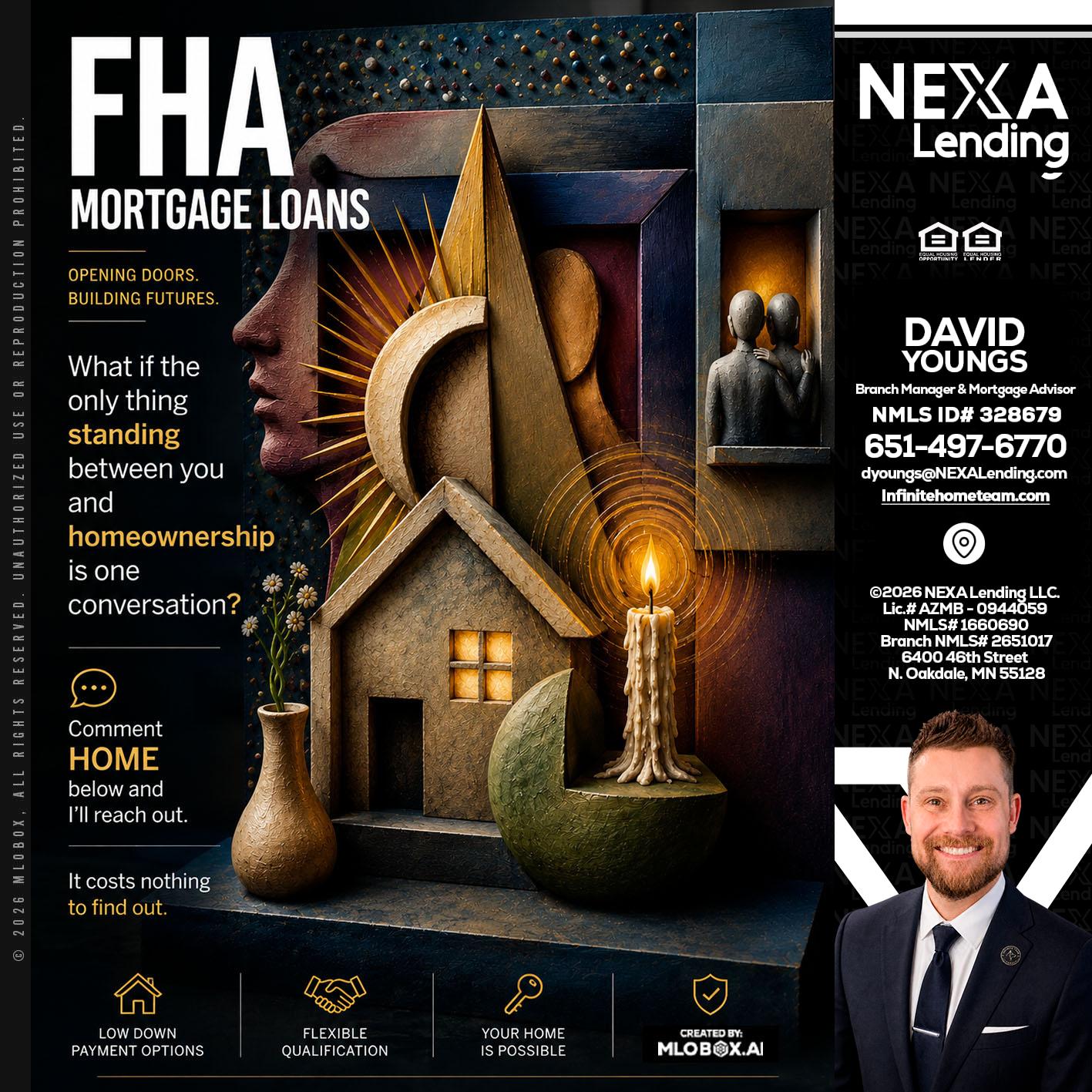 FHA - David Youngs -Branch Manager & Mortgage Advisor
