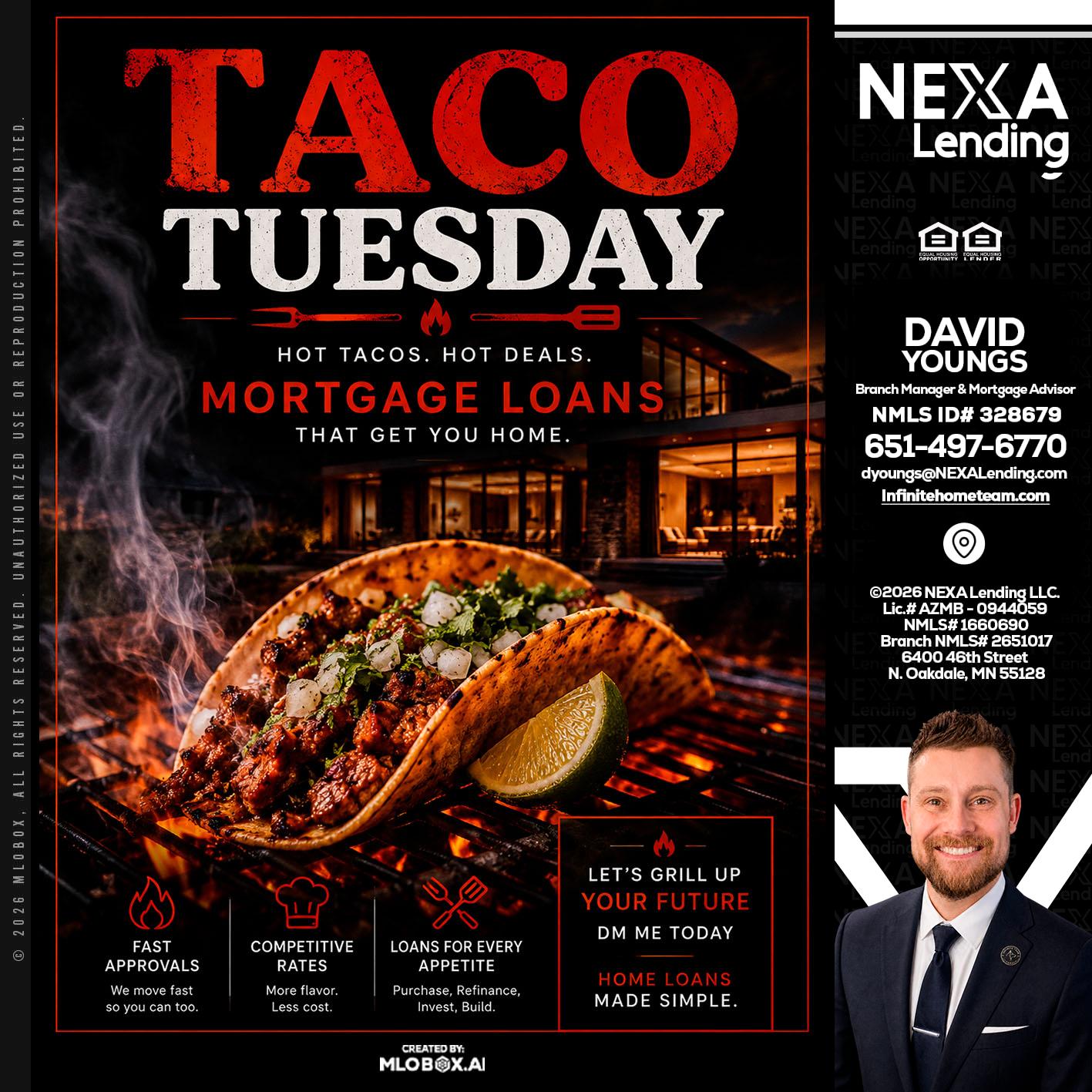 TACO TUESDAY - David Youngs -Branch Manager & Mortgage Advisor