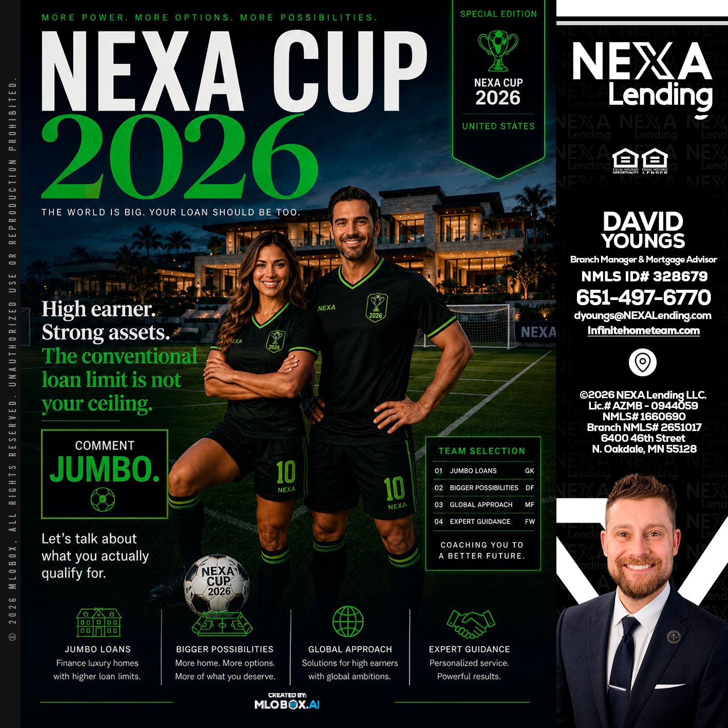 NEXA CUP 2026 - David Youngs -Branch Manager & Mortgage Advisor