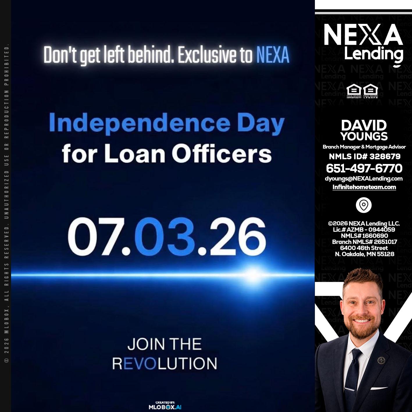 INDEPENDENCE DAY - David Youngs -Branch Manager & Mortgage Advisor