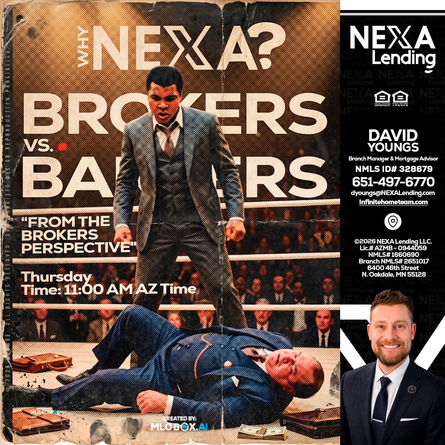 BANKER VS BROKERS - David Youngs -Branch Manager & Mortgage Advisor