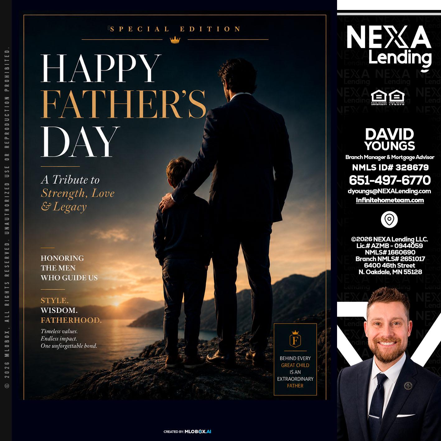 HAPPY FATHERS DAY - David Youngs -Branch Manager & Mortgage Advisor