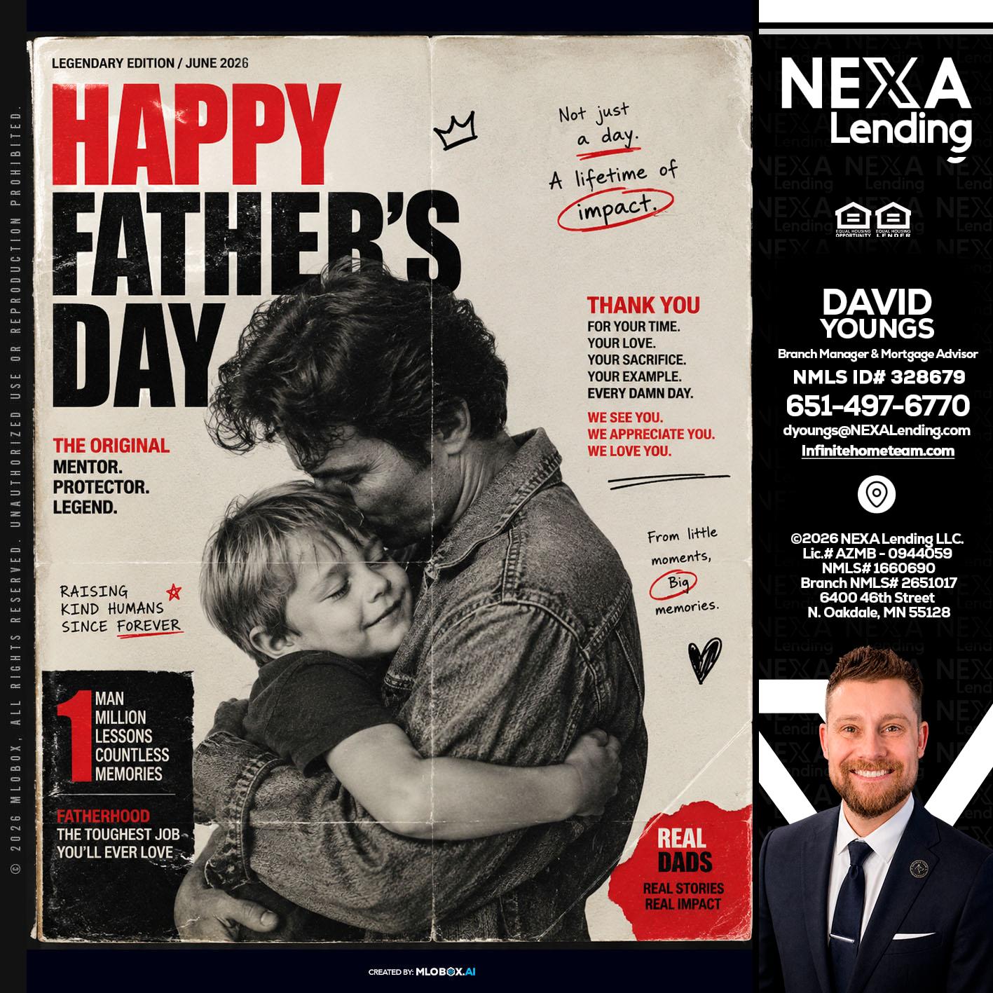 HAPPY FATHERS DAY - David Youngs -Branch Manager & Mortgage Advisor