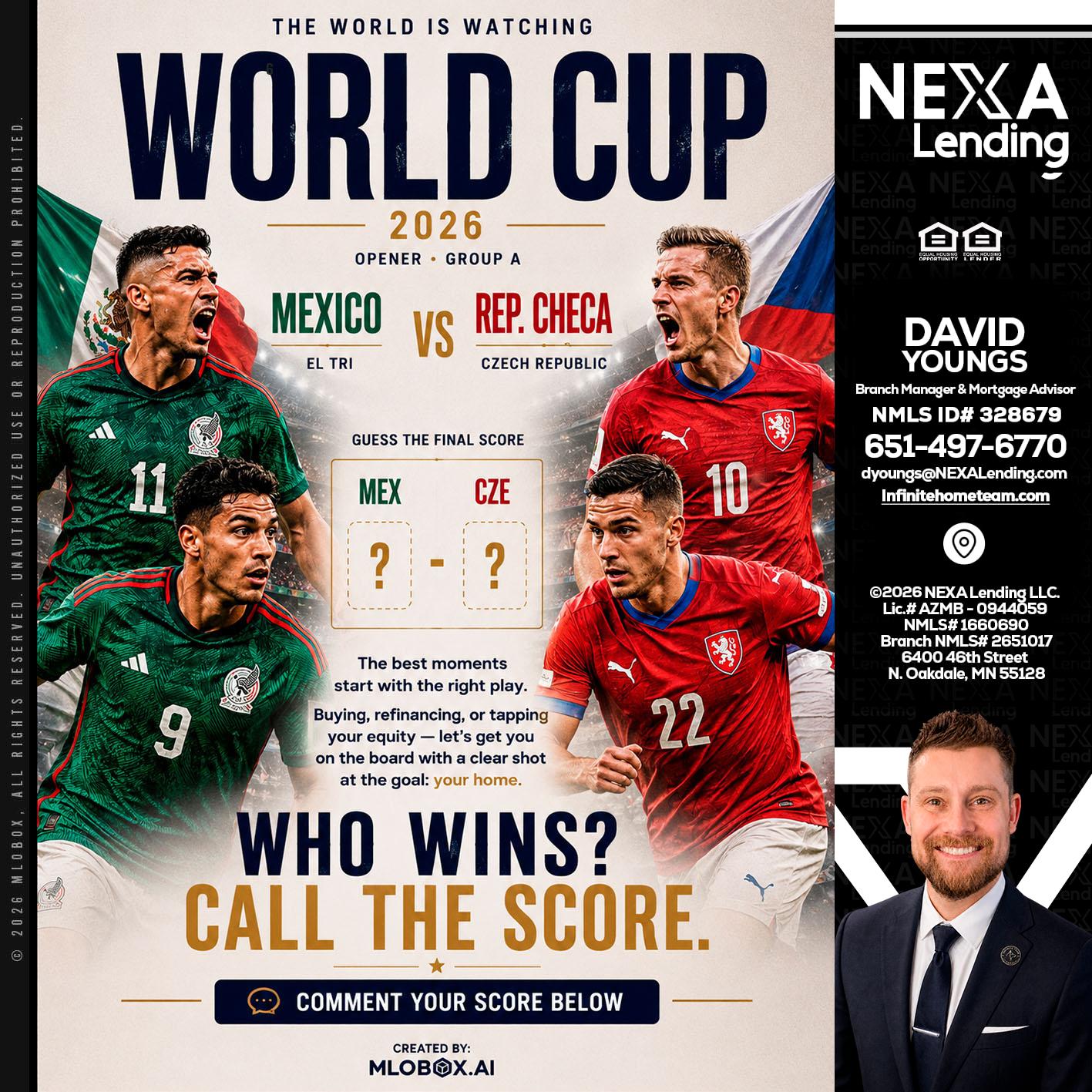 WORLD CUP 2026 - David Youngs -Branch Manager & Mortgage Advisor