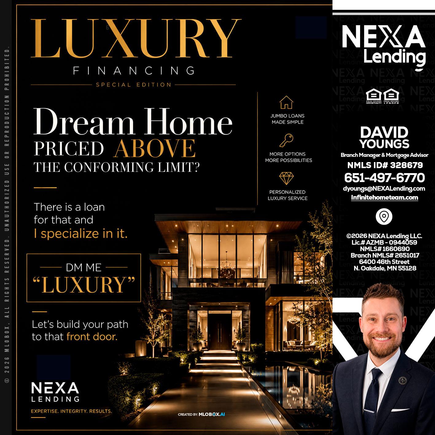 LUXURY - David Youngs -Branch Manager & Mortgage Advisor