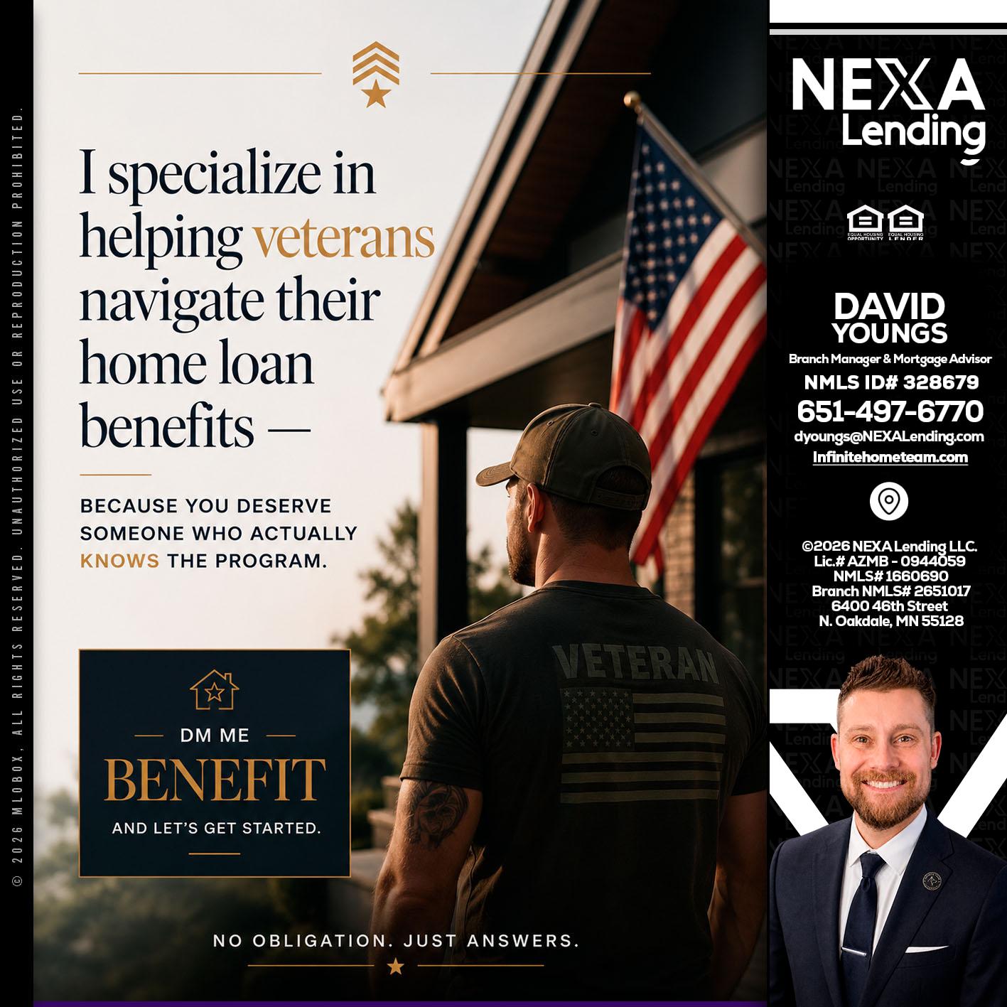 I SPECIALIZE - David Youngs -Branch Manager & Mortgage Advisor