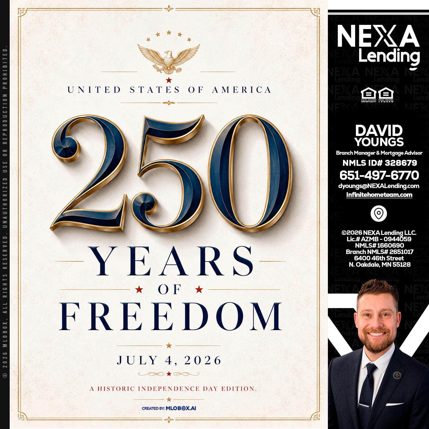 250 YEARS - David Youngs -Branch Manager & Mortgage Advisor