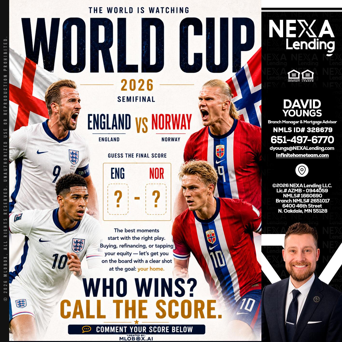 WORLD CUP 2026 - David Youngs -Branch Manager & Mortgage Advisor