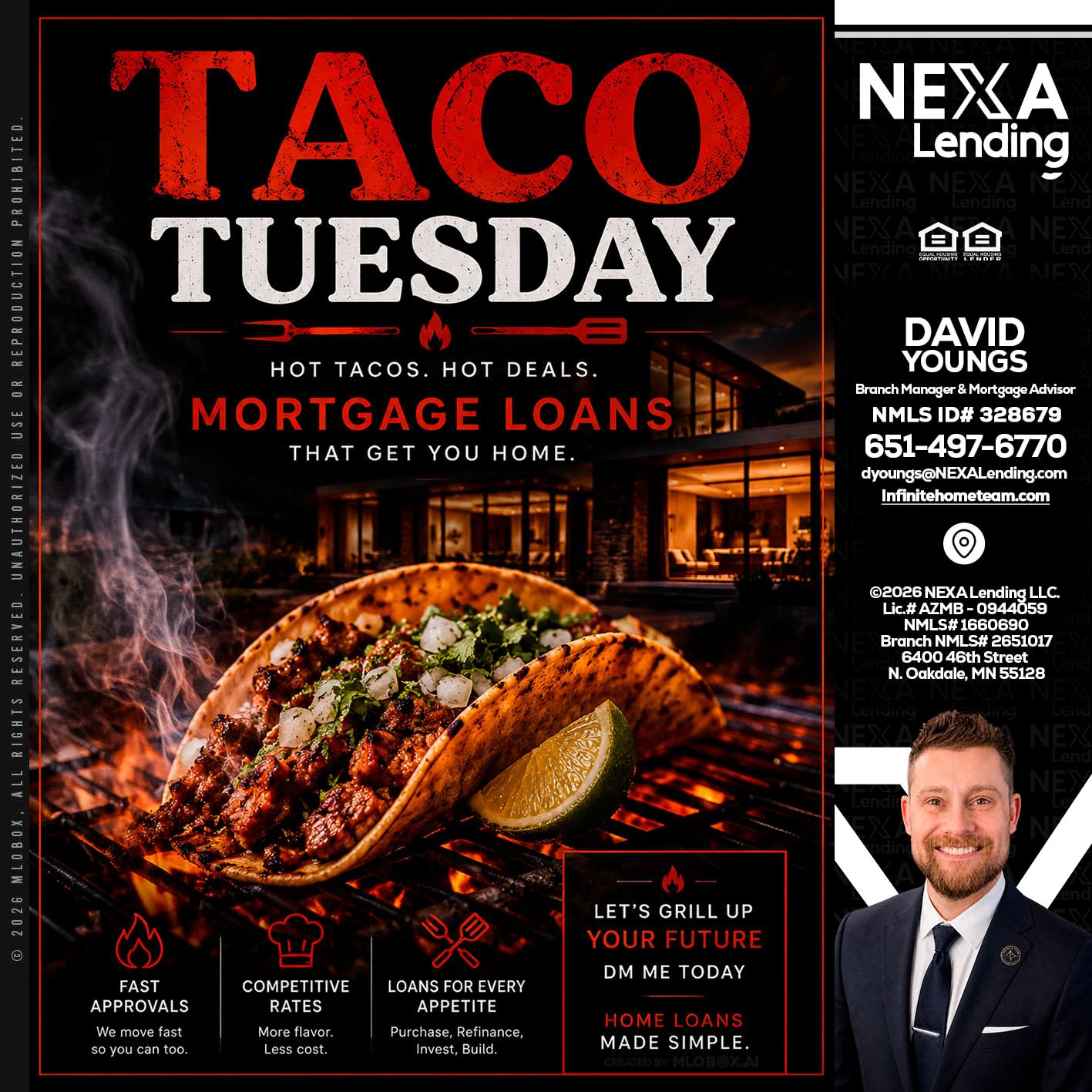 TACO TUESDAY - David Youngs -Branch Manager & Mortgage Advisor
