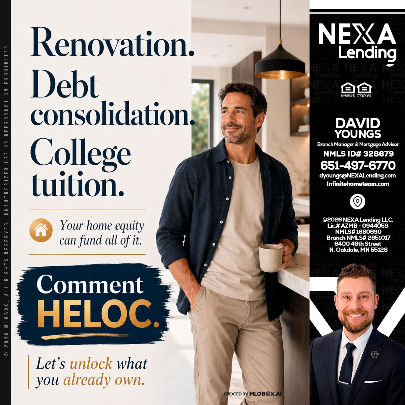 RENOVATION DEBT - David Youngs -Branch Manager & Mortgage Advisor