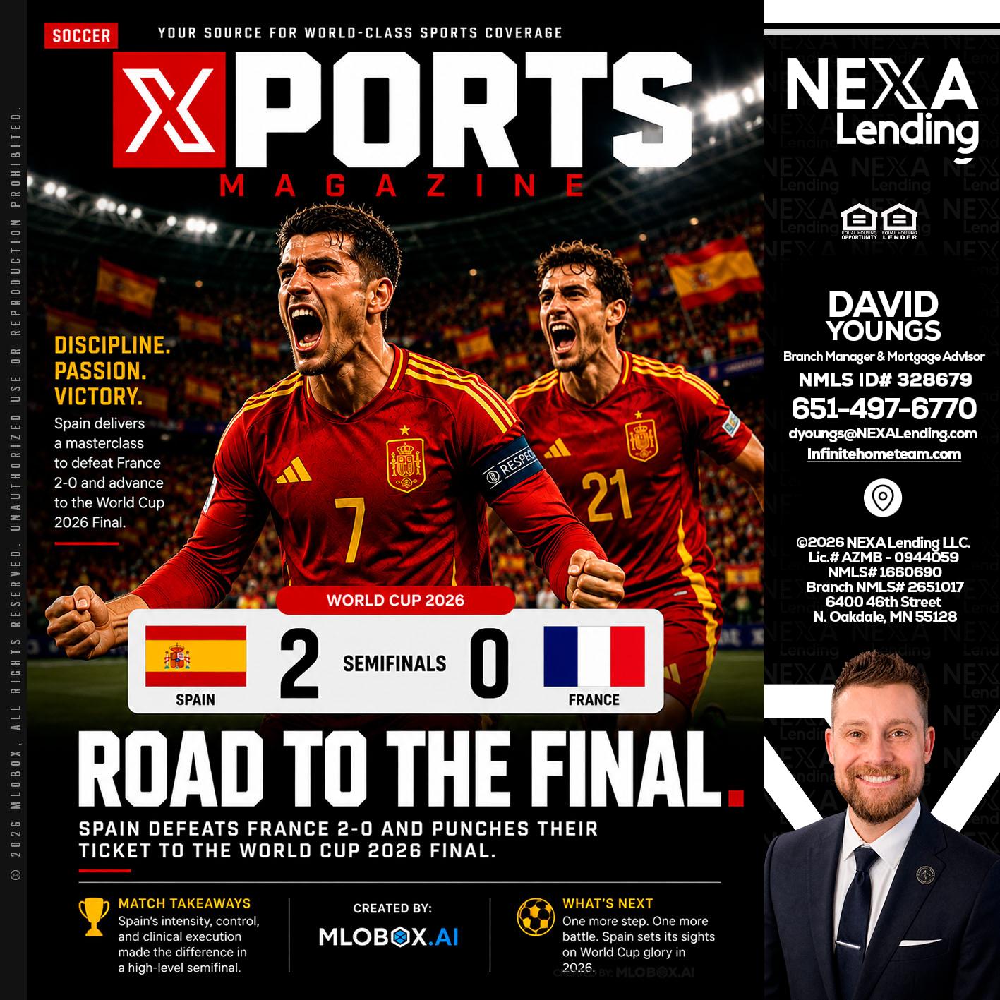 XPORTS WORLD CUP 2026 - David Youngs -Branch Manager & Mortgage Advisor