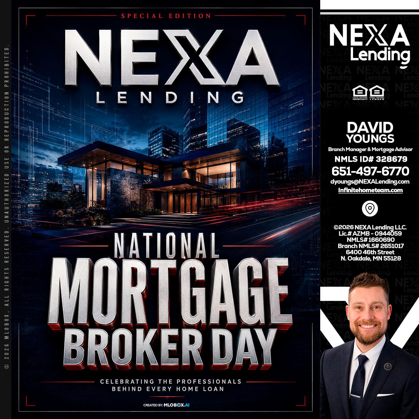 NATIONAL MORTGAGE BROKER DAY - David Youngs -Branch Manager & Mortgage Advisor