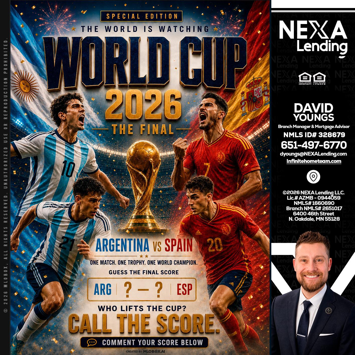 World Cup 2026 finals - David Youngs -Branch Manager & Mortgage Advisor