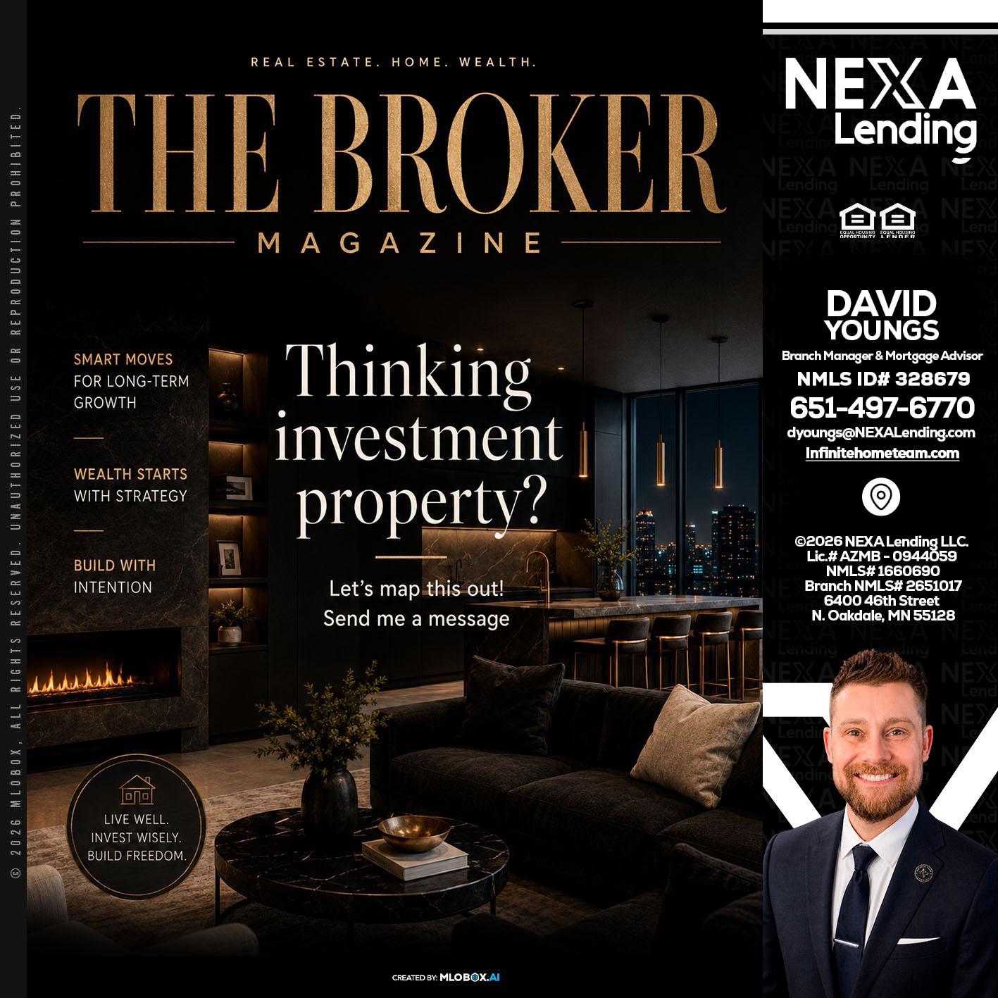 THE BROKER - David Youngs -Branch Manager & Mortgage Advisor