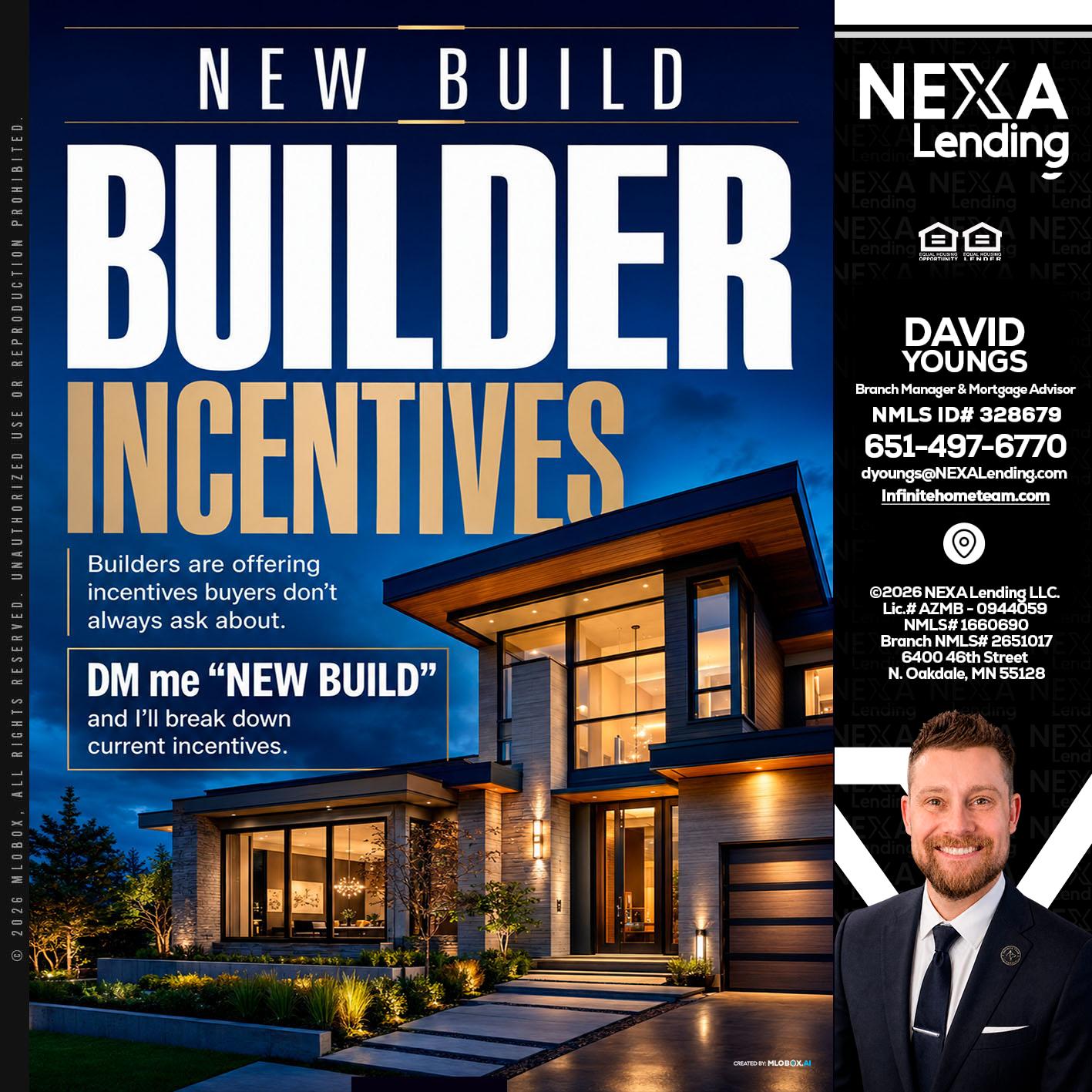 NEW BUILDER - David Youngs -Branch Manager & Mortgage Advisor