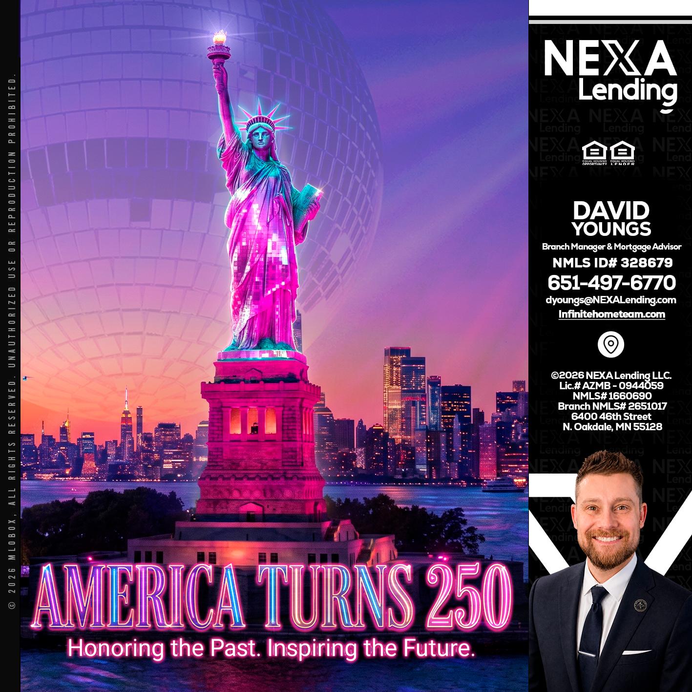 AMERICA TURNS 250 - David Youngs -Branch Manager & Mortgage Advisor