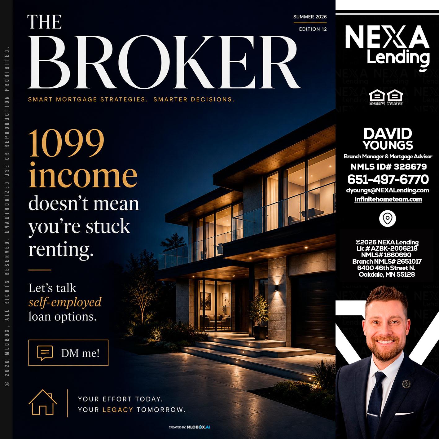 THE BROKER - David Youngs -Branch Manager & Mortgage Advisor