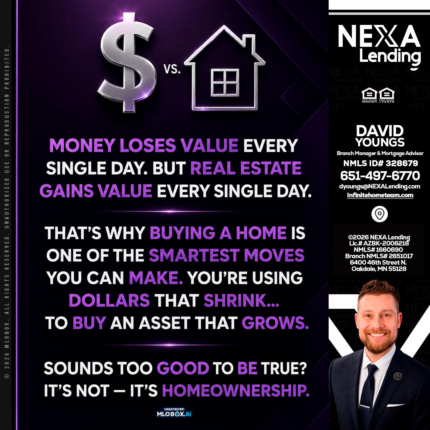 MONEY LOSES - David Youngs -Branch Manager & Mortgage Advisor