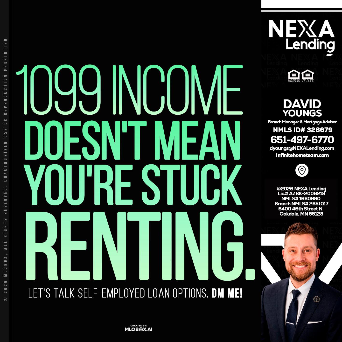 1099 income - David Youngs -Branch Manager & Mortgage Advisor