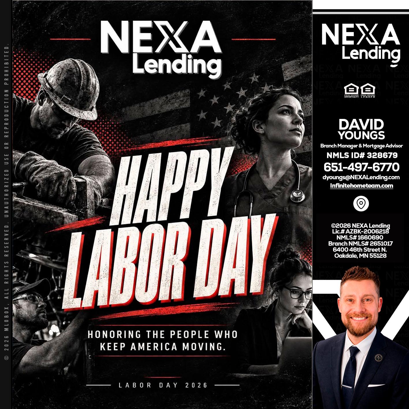 LABOR DAY - David Youngs -Branch Manager & Mortgage Advisor