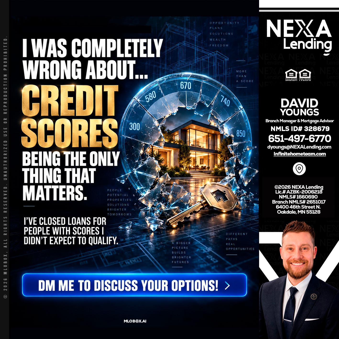 I WAS COMPLETY - David Youngs -Branch Manager & Mortgage Advisor