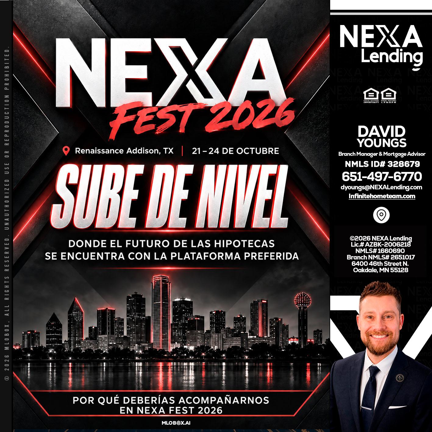 NEXA fest 2026 - David Youngs -Branch Manager & Mortgage Advisor