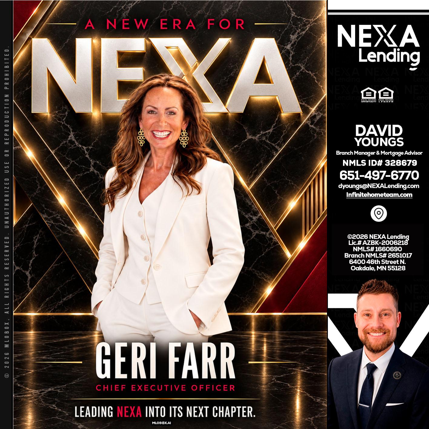 GERI FARR - David Youngs -Branch Manager & Mortgage Advisor