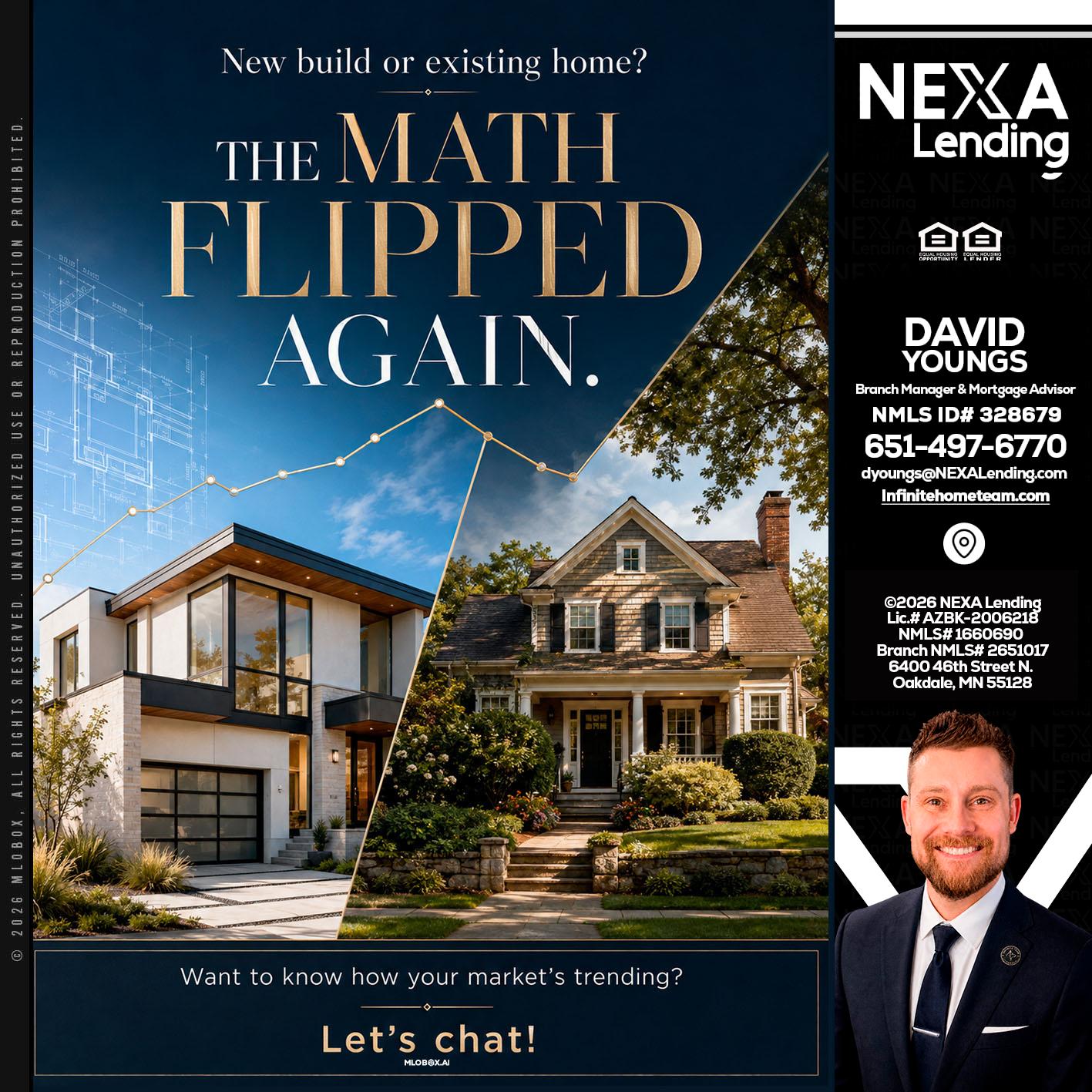 THE MATH FLIPED - David Youngs -Branch Manager & Mortgage Advisor