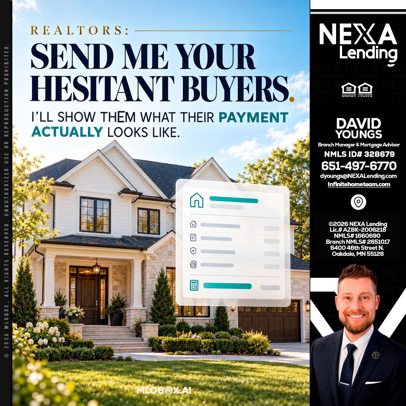 SEND ME YOUR - David Youngs -Branch Manager & Mortgage Advisor