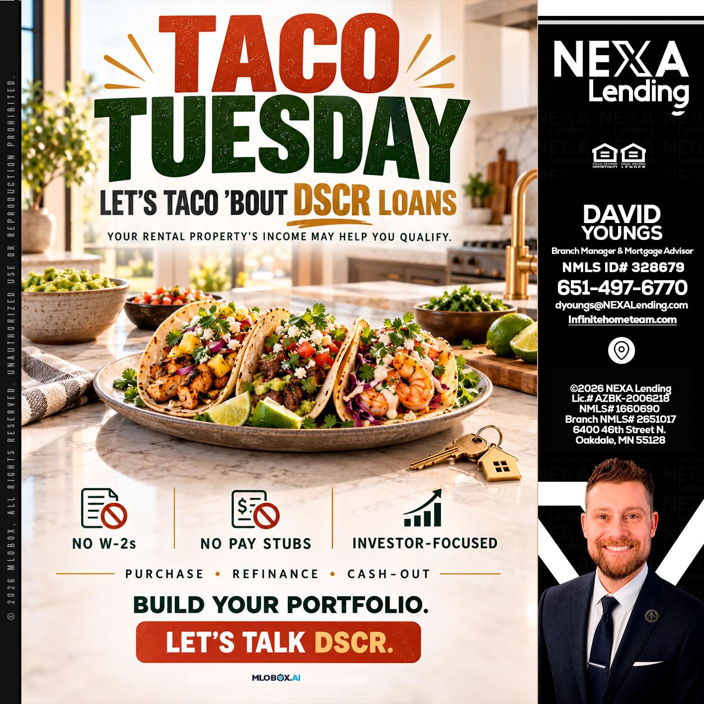 TACO TUESDAY - David Youngs -Branch Manager & Mortgage Advisor