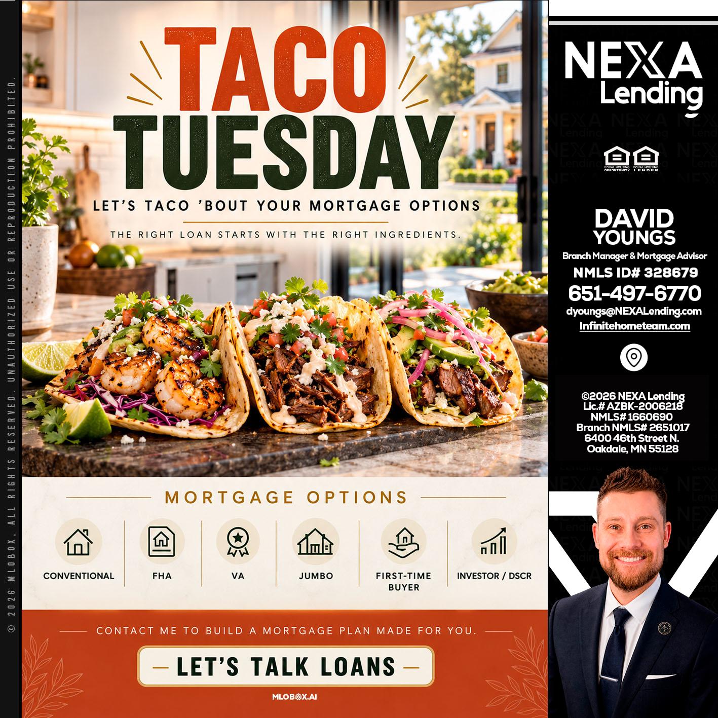 taco Tuesday - David Youngs -Branch Manager & Mortgage Advisor