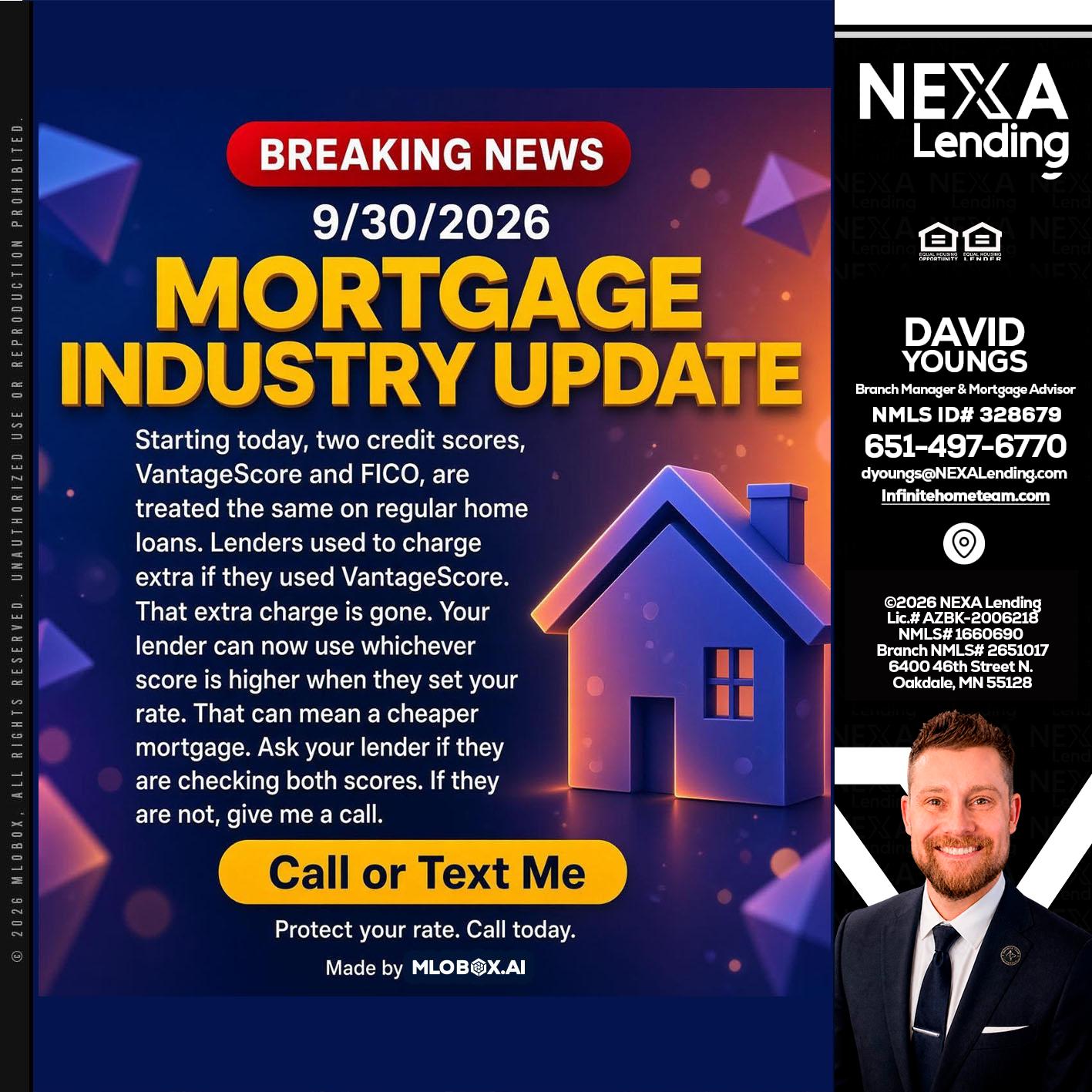 BREAKING NEWS - David Youngs -Branch Manager & Mortgage Advisor