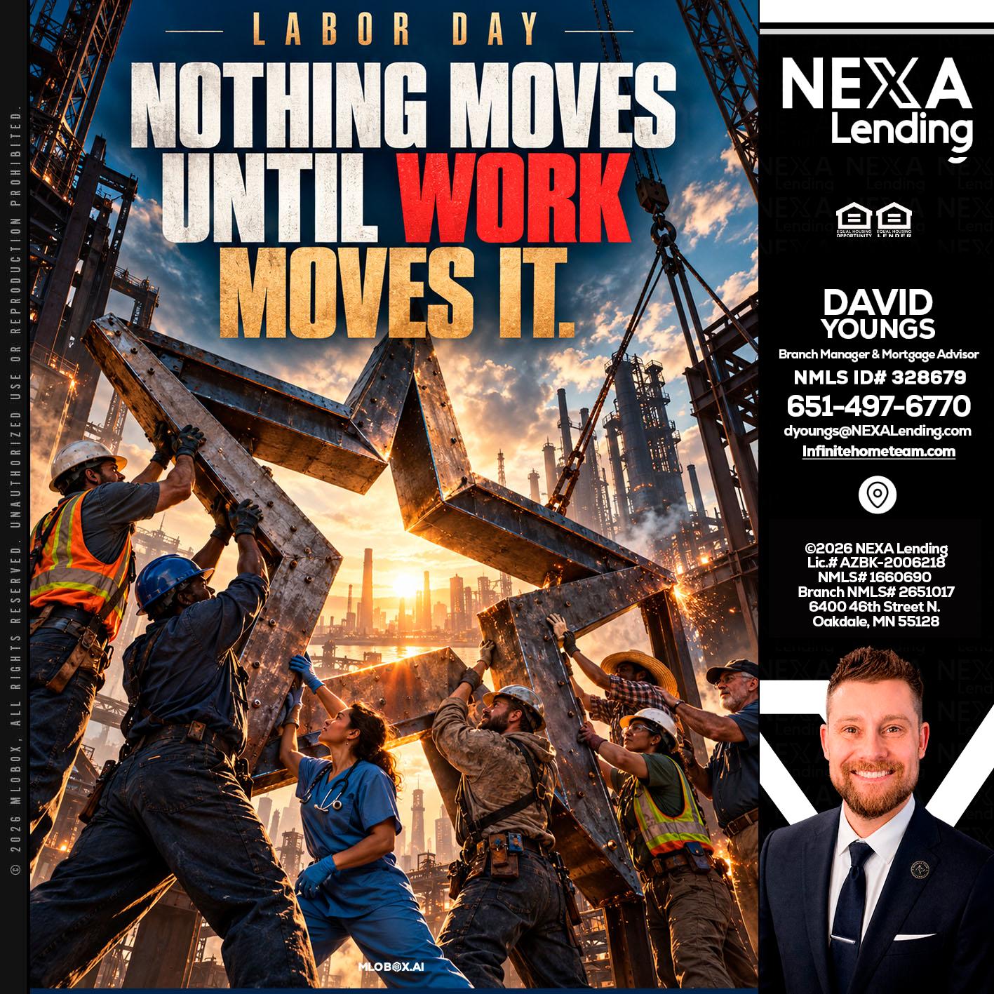 LABOR DAY - David Youngs -Branch Manager & Mortgage Advisor