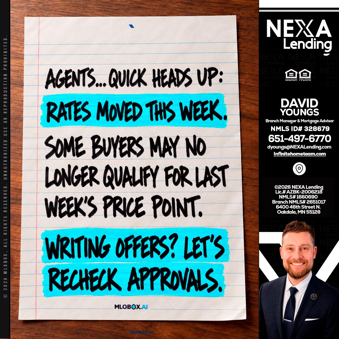 AGENTS - David Youngs -Branch Manager & Mortgage Advisor