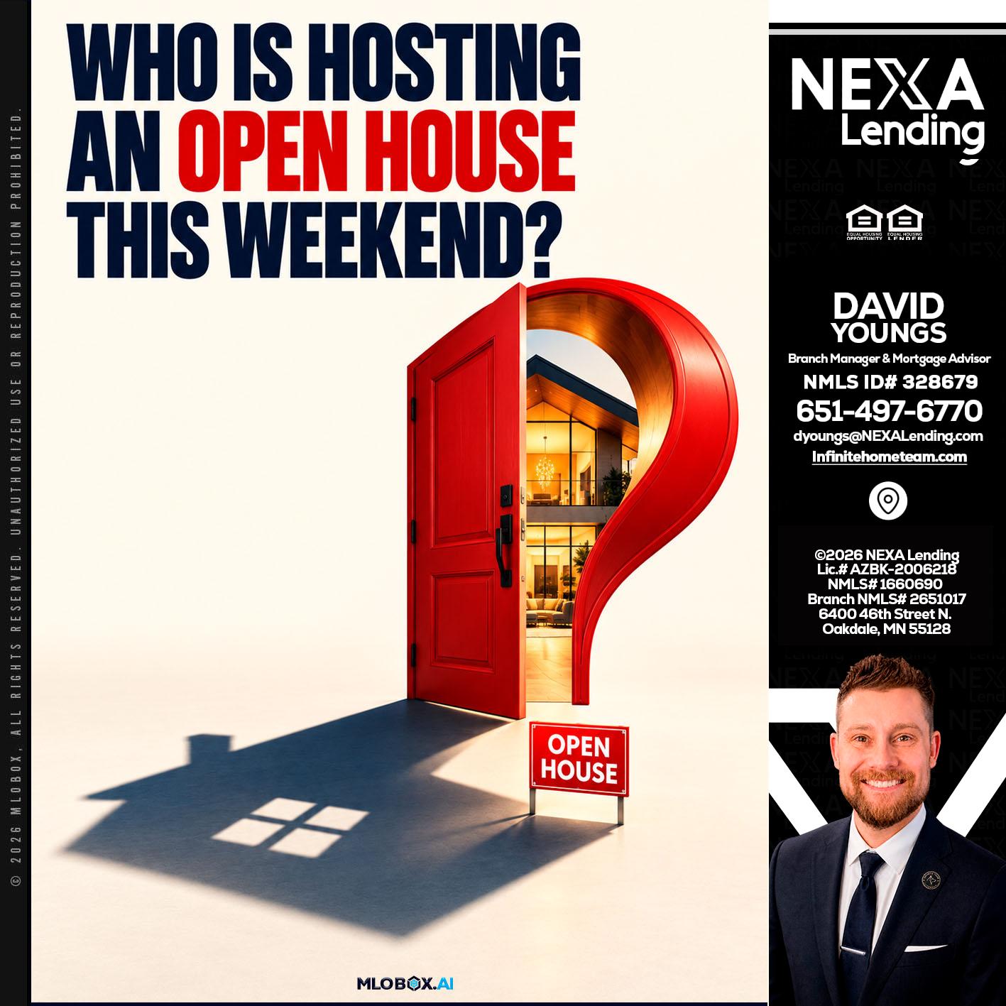 who is hosting - David Youngs -Branch Manager & Mortgage Advisor