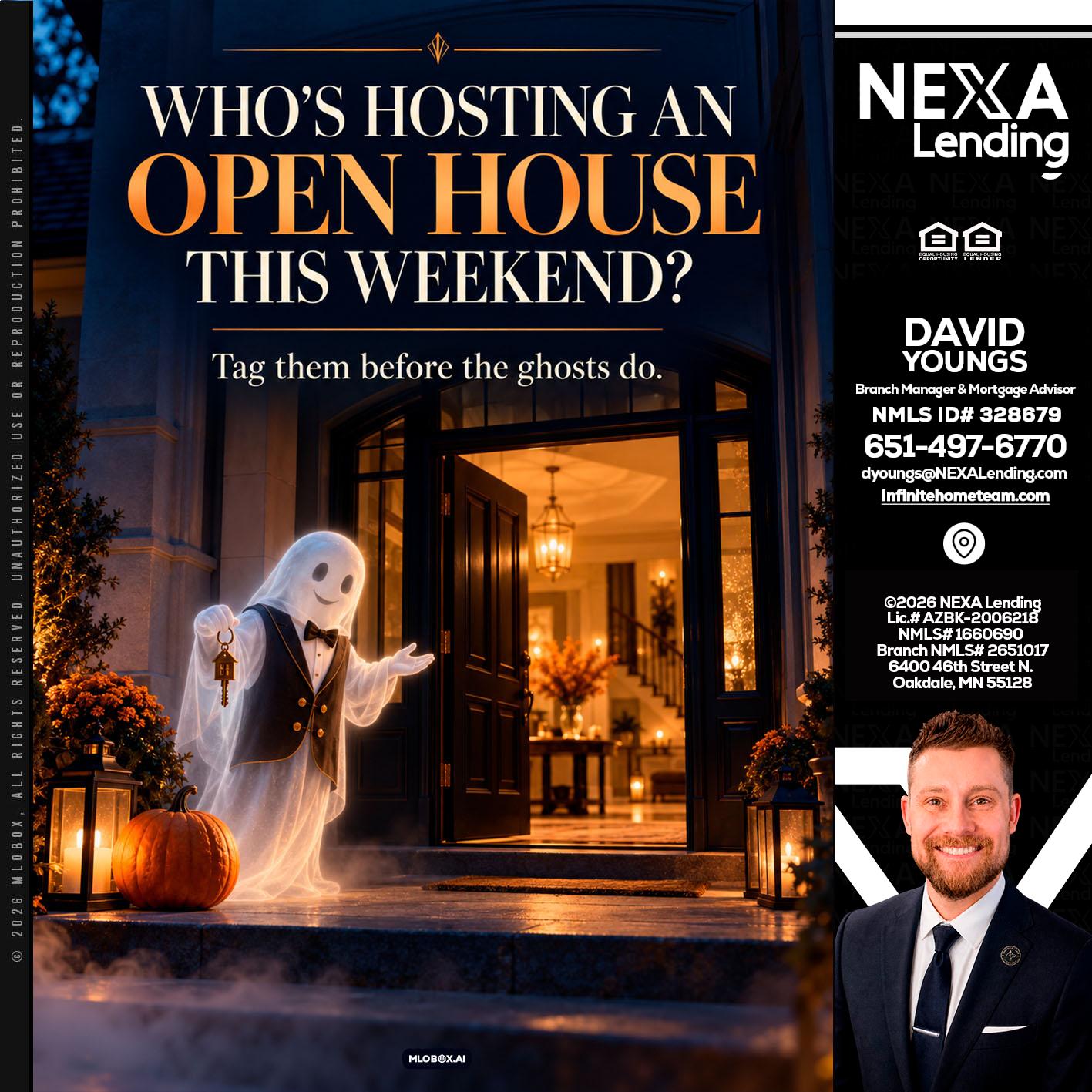 WHO IS HOSTING? - David Youngs -Branch Manager & Mortgage Advisor
