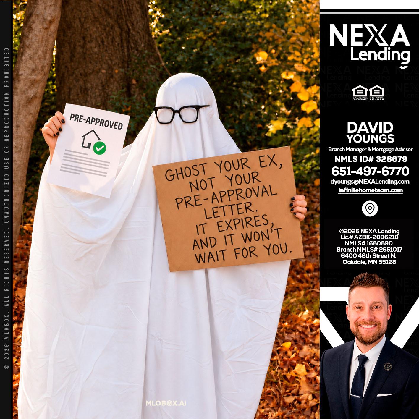 ghost you ex - David Youngs -Branch Manager & Mortgage Advisor