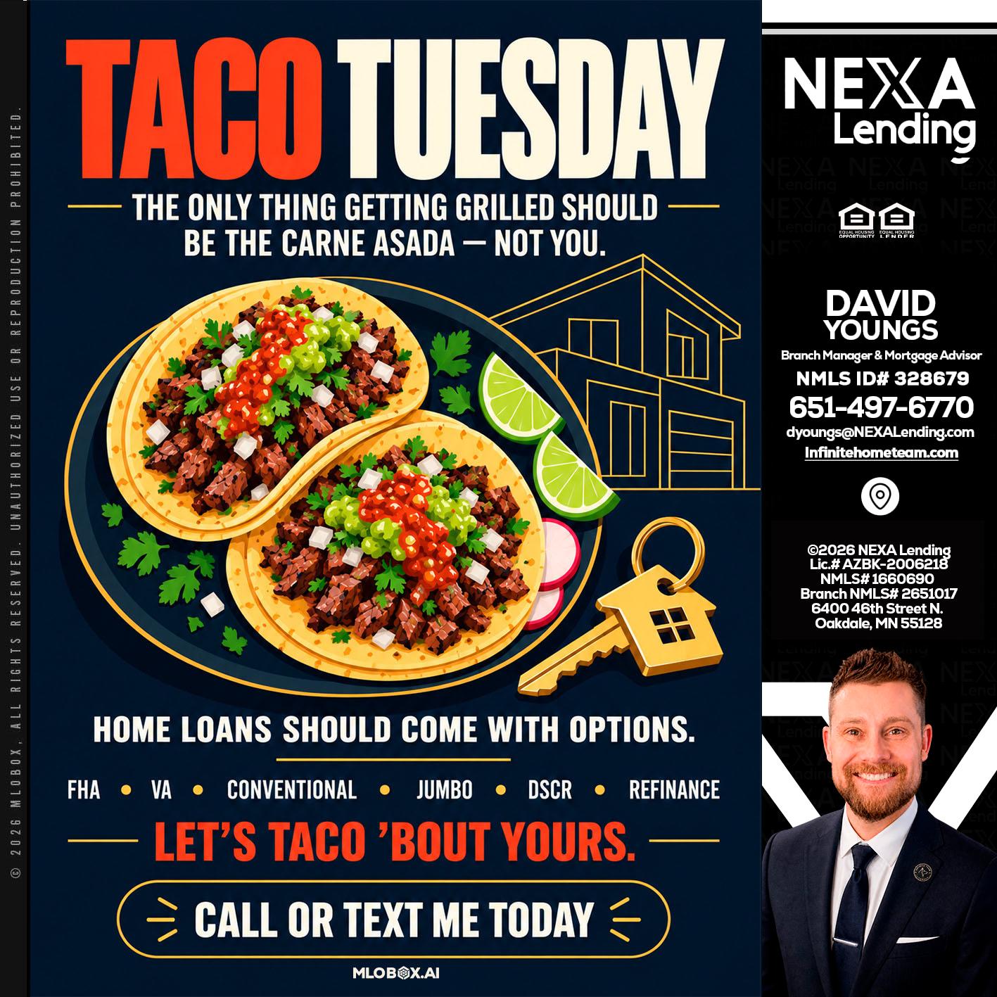 TACOS TUESDAY - David Youngs -Branch Manager & Mortgage Advisor